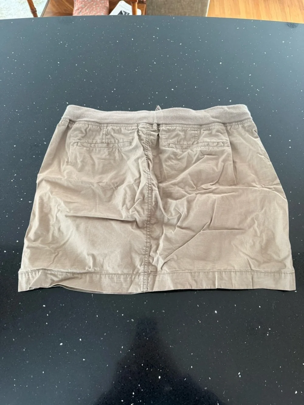 LOFT Casual Drawstring Mini Skirt in Brown - Picture 6 of 6
